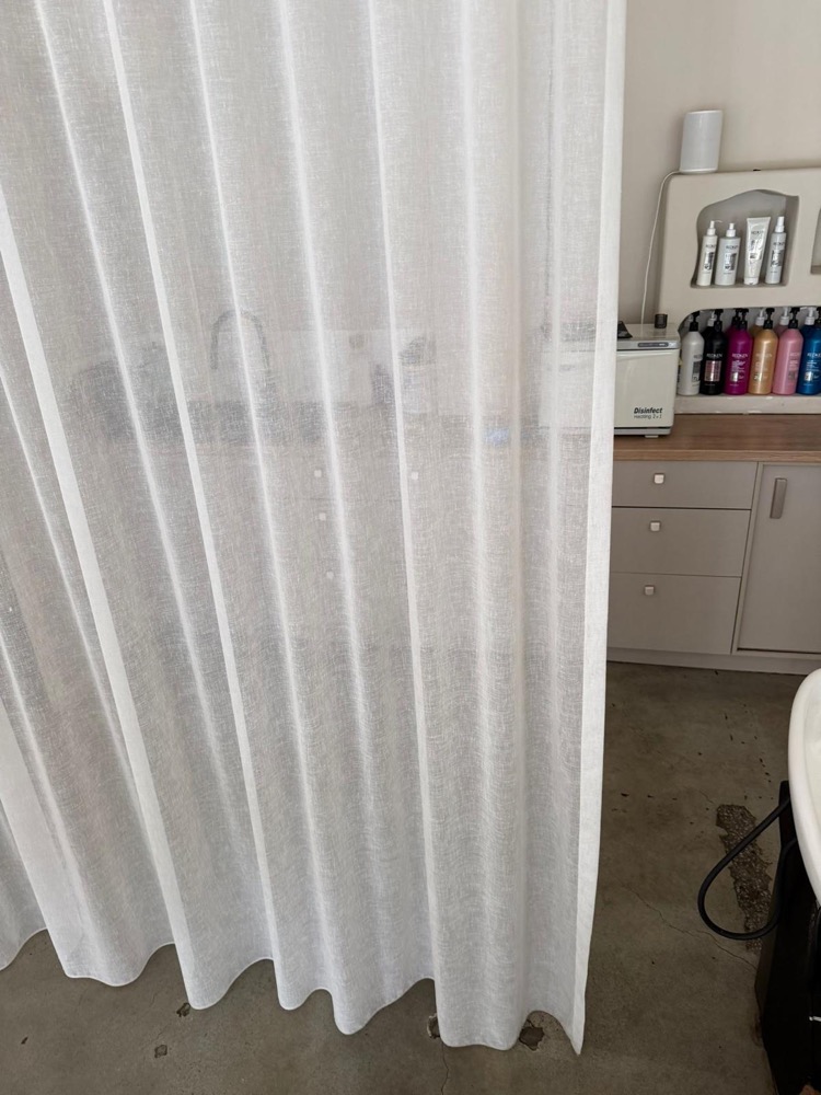 Same sheer curtain fresh and bright after cleaning
